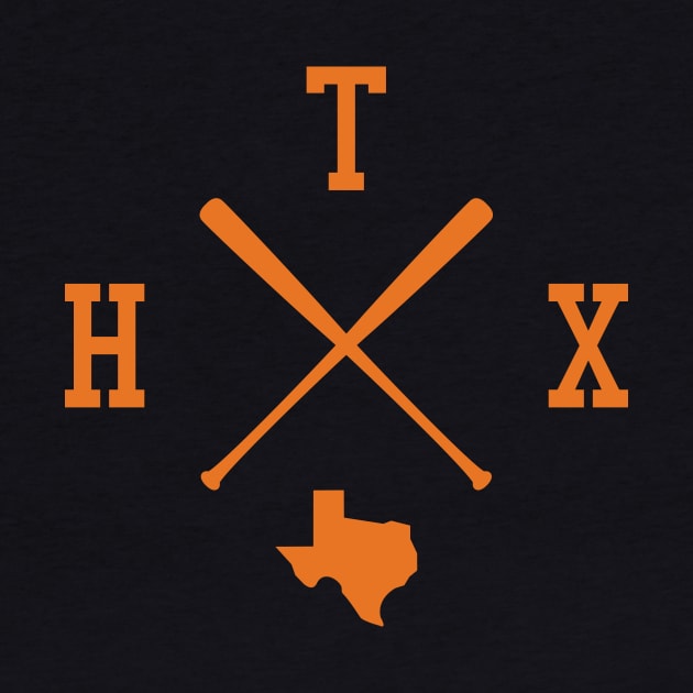 Houston HTX H-Town Baseball Fan Tee: Hit It Out of the Park, Y'all! by CC0hort